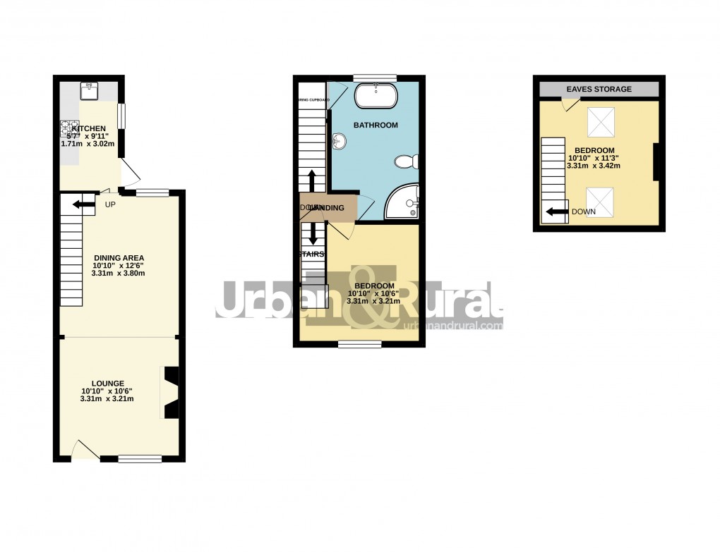 Floorplan for Marston Moretaine, Bedfordshire