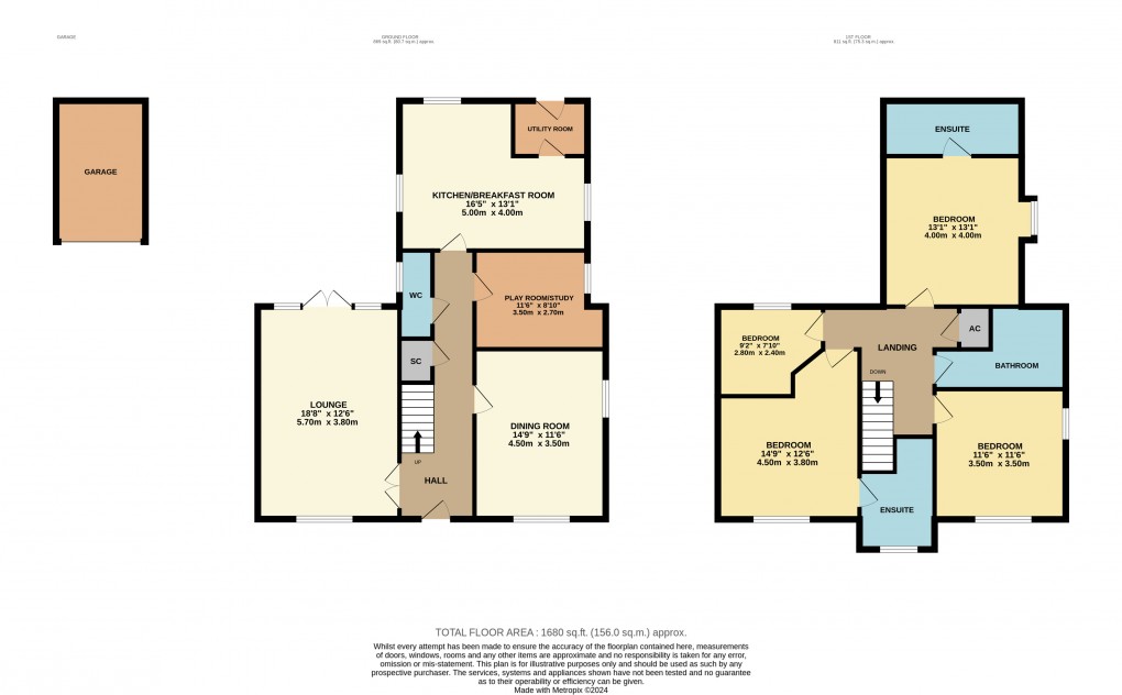 Floorplan for Silsoe, Bedfordshire