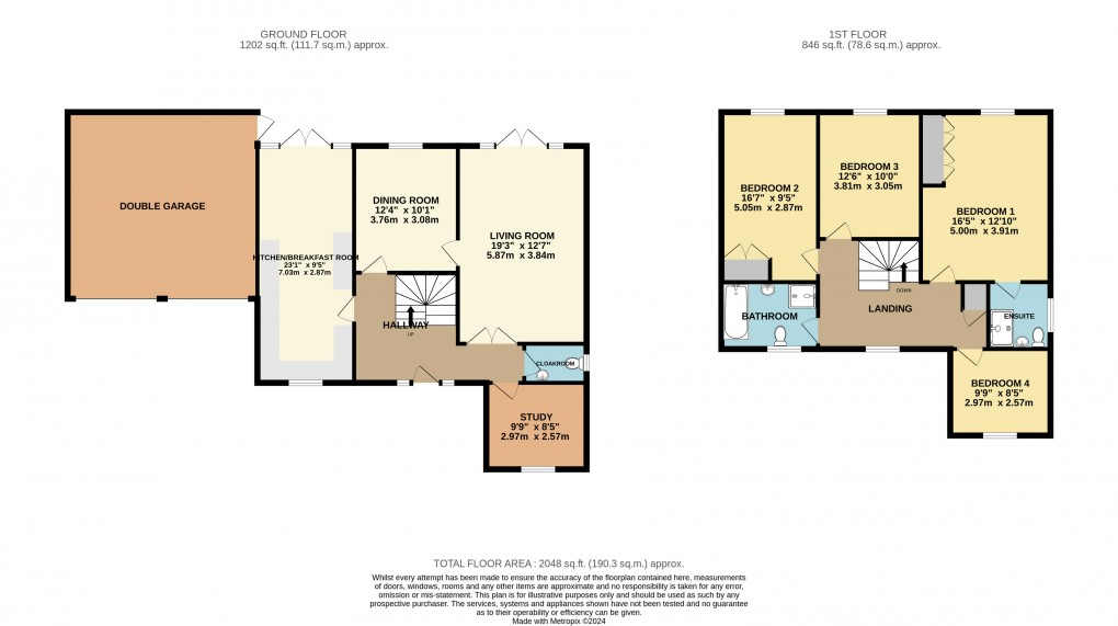 Floorplan for Toddington, Bedfordshire