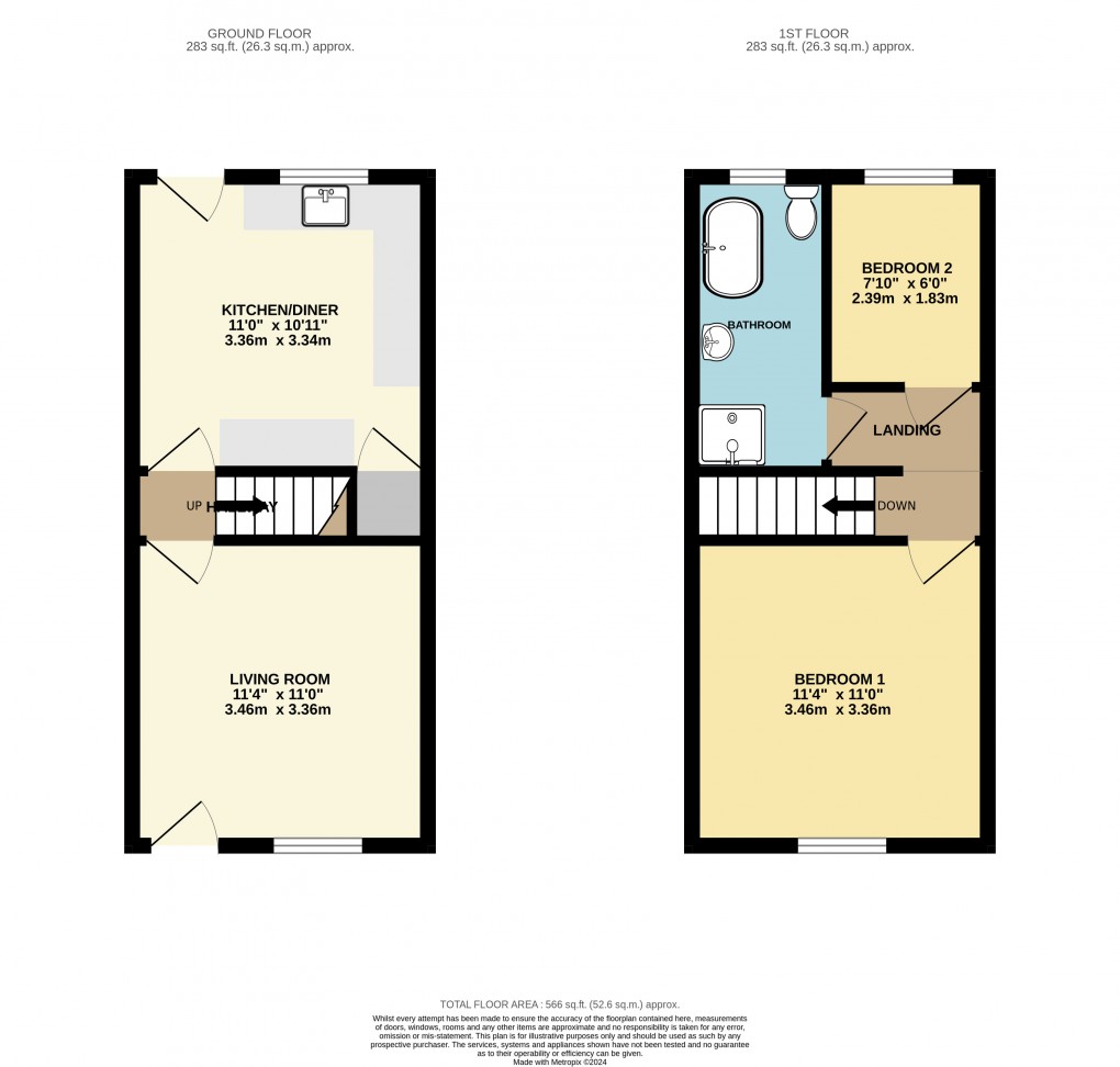 Floorplan for Chalton, Bedfordshire