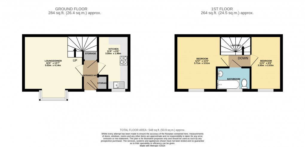 Floorplan for Ampthill, Bedfordshire