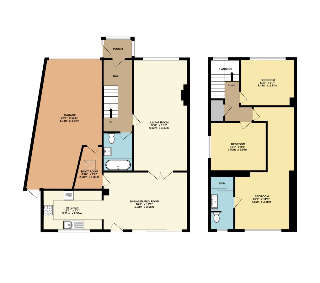 Floorplan for Toddington, Bedfordshire