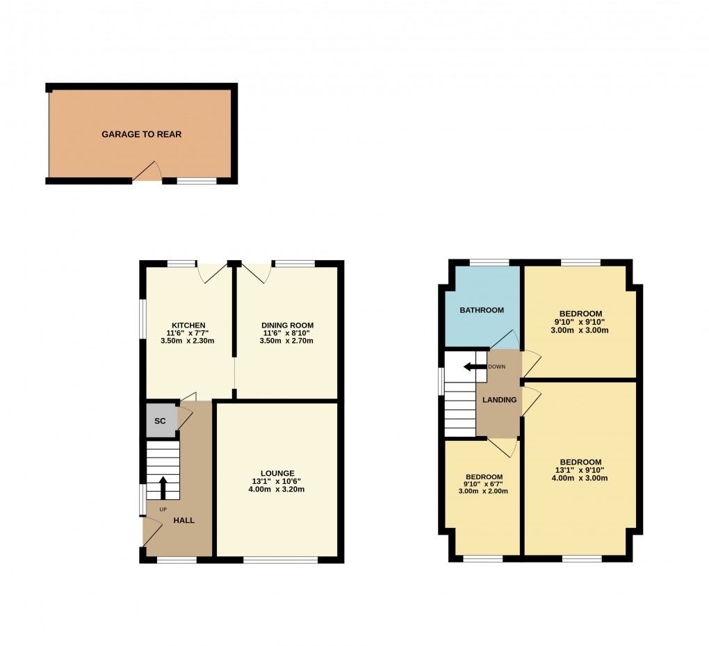 Floorplan for Toddington, Bedfordshire