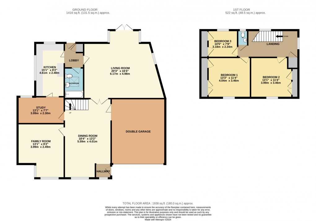 Floorplan for Clophill, Bedfordshire