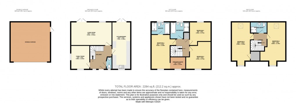 Floorplan for Houghton Conquest, Bedfordshire