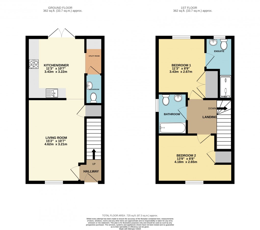 Floorplan for Ampthill, Bedfordshire