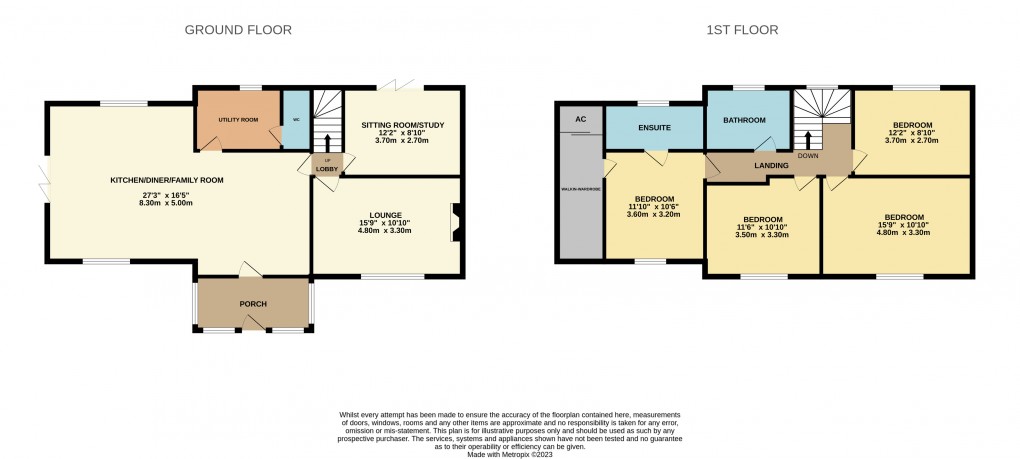 Floorplan for Clophill, Bedfordshire