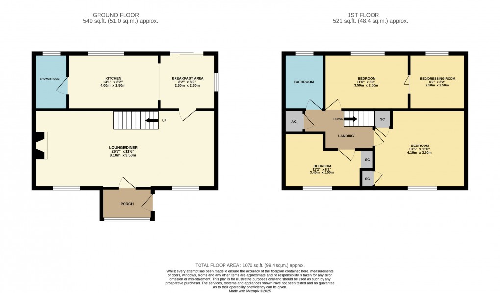 Floorplan for Clophill, Bedfordshire