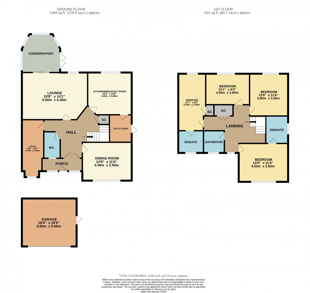 Floorplan for Maulden, Bedfordshire