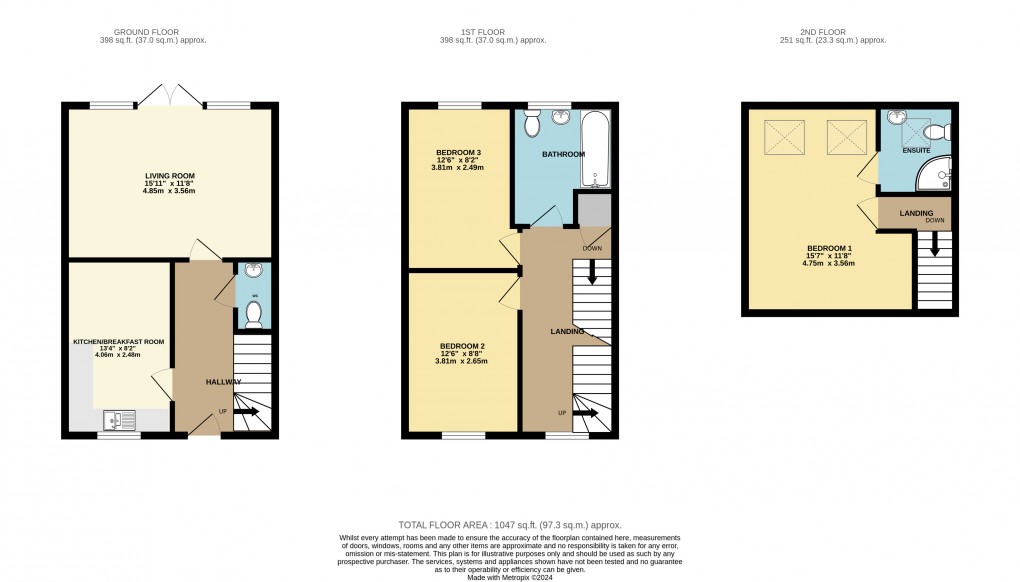 Floorplan for Stewartby, Bedfordshire