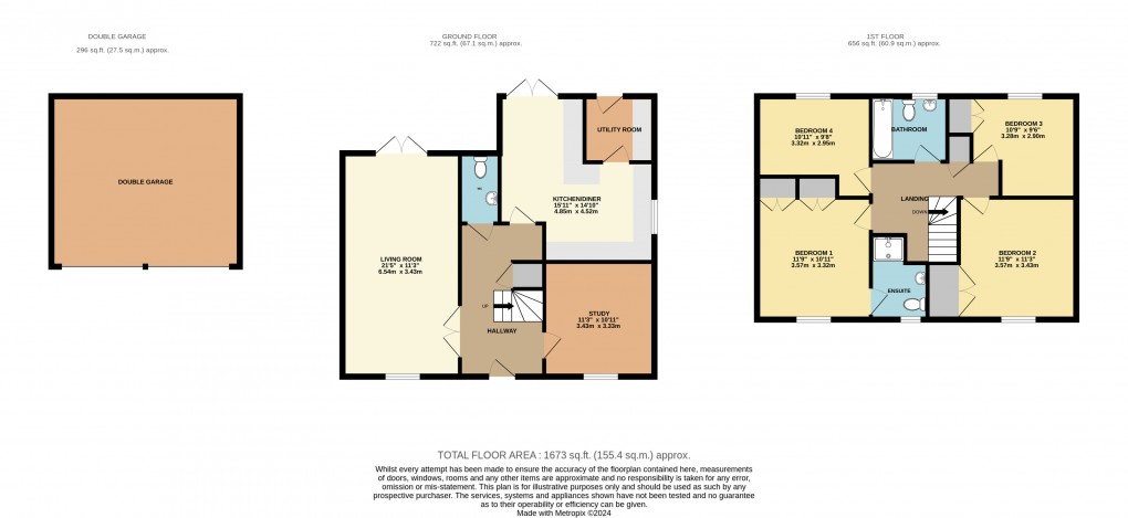 Floorplan for Wilstead, Bedfordshire