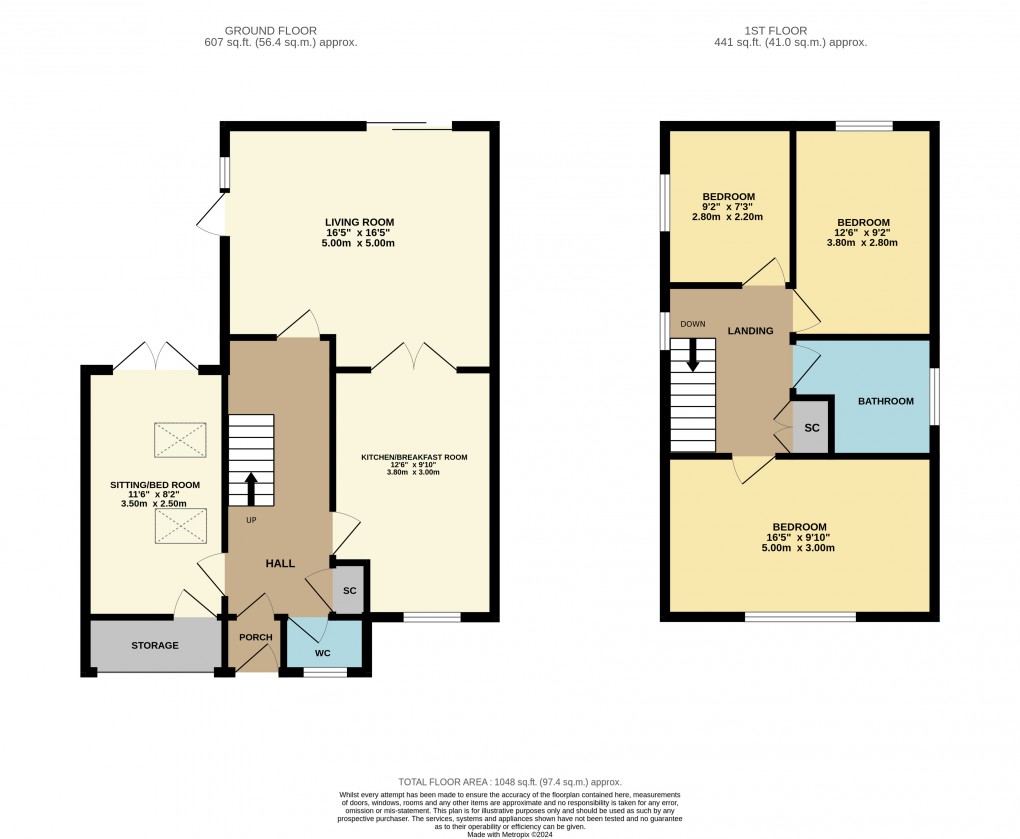 Floorplan for Ampthill, Bedfordshire