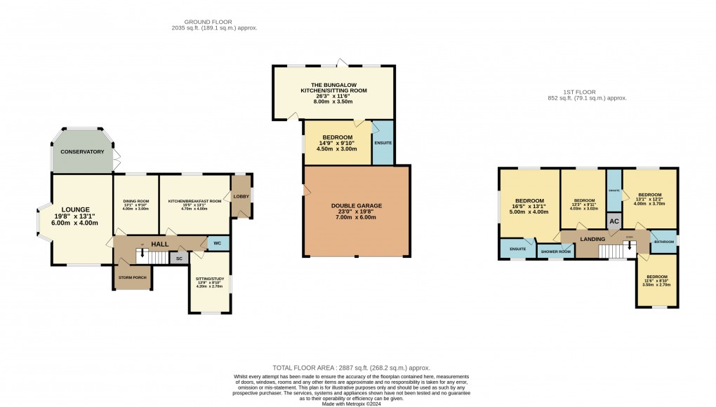 Floorplan for Maulden, Bedfordshire