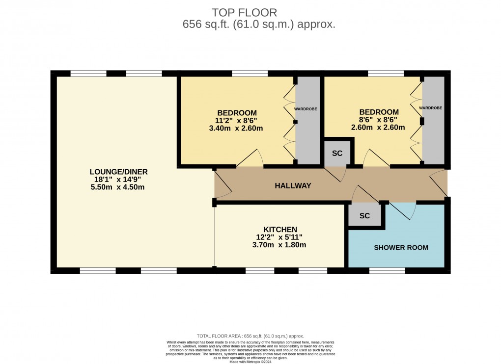 Floorplan for Ampthill, Bedfordshire