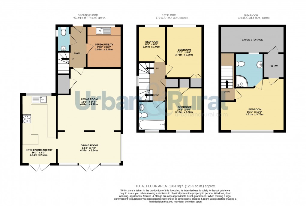 Floorplan for Ampthill, Bedfordshire