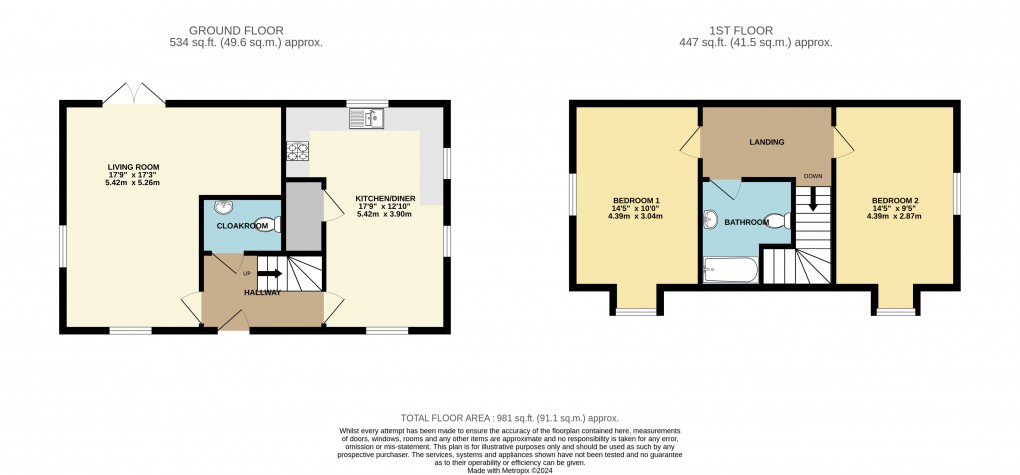 Floorplan for Silsoe, Bedfordshire