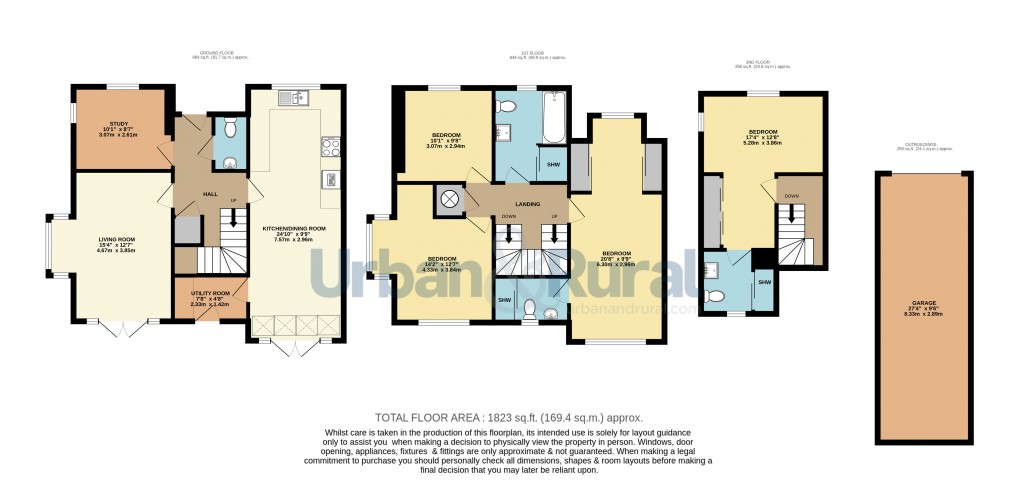 Floorplan for Silsoe, Bedfordshire