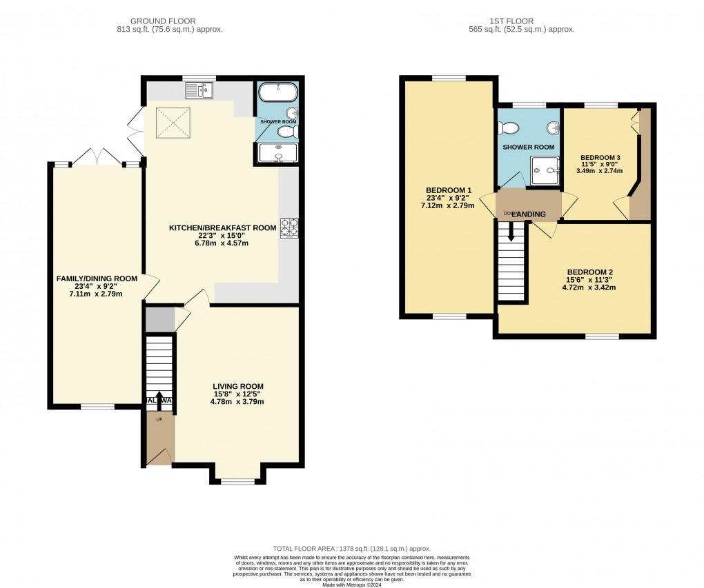 Floorplan for Maulden, Bedfordshire