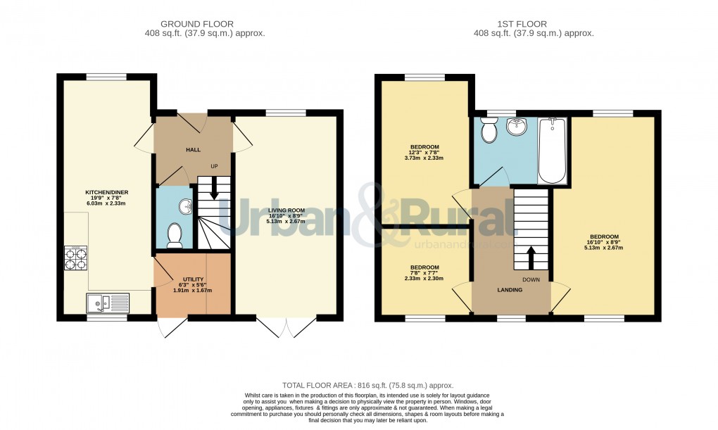 Floorplan for Stewartby, Bedfordshire