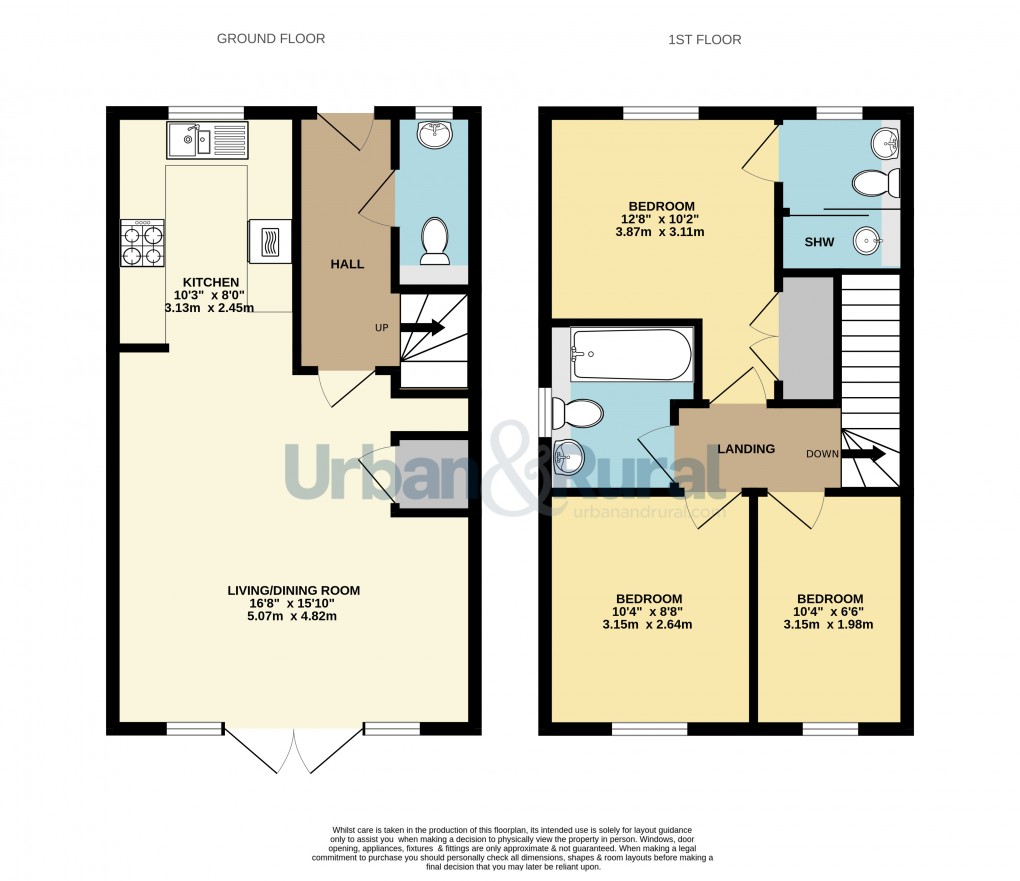 Floorplan for Flitwick, Bedfordshire