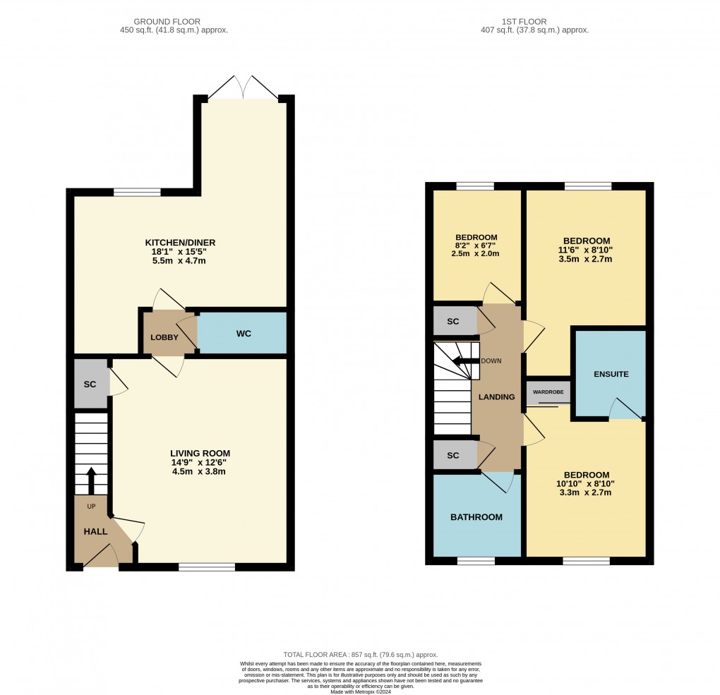 Floorplan for Silsoe, Bedfordshire