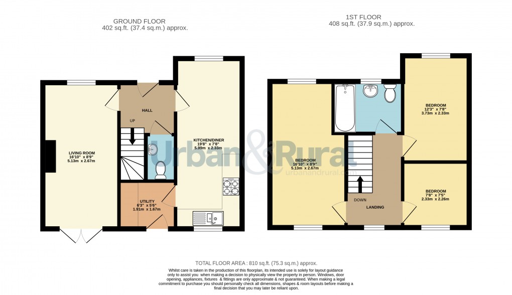 Floorplan for Stewartby, Bedfordshire