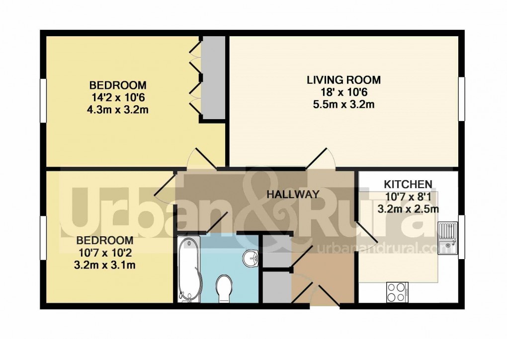 Floorplan for Maulden, Bedfordshire