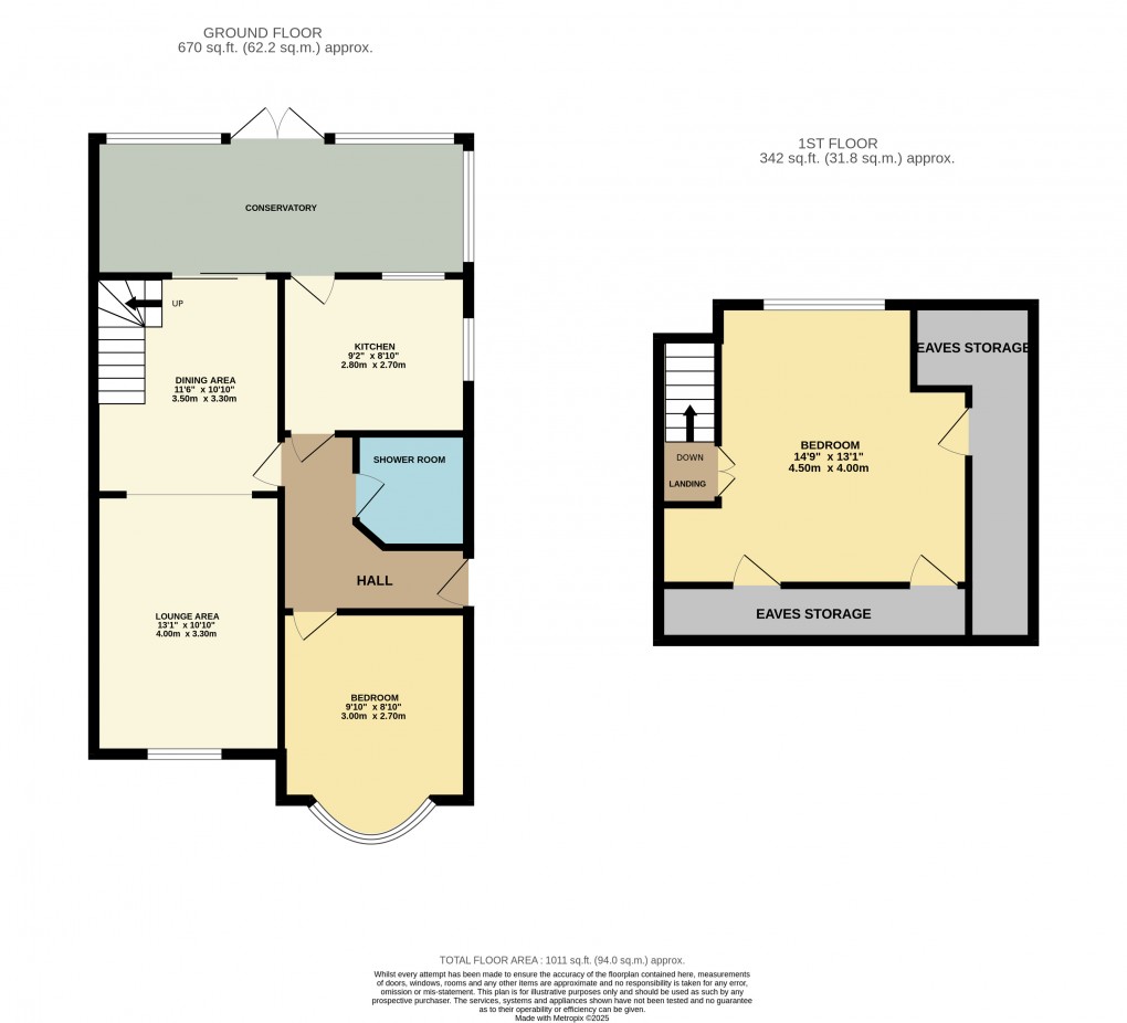 Floorplan for Ampthill, Bedfordshire