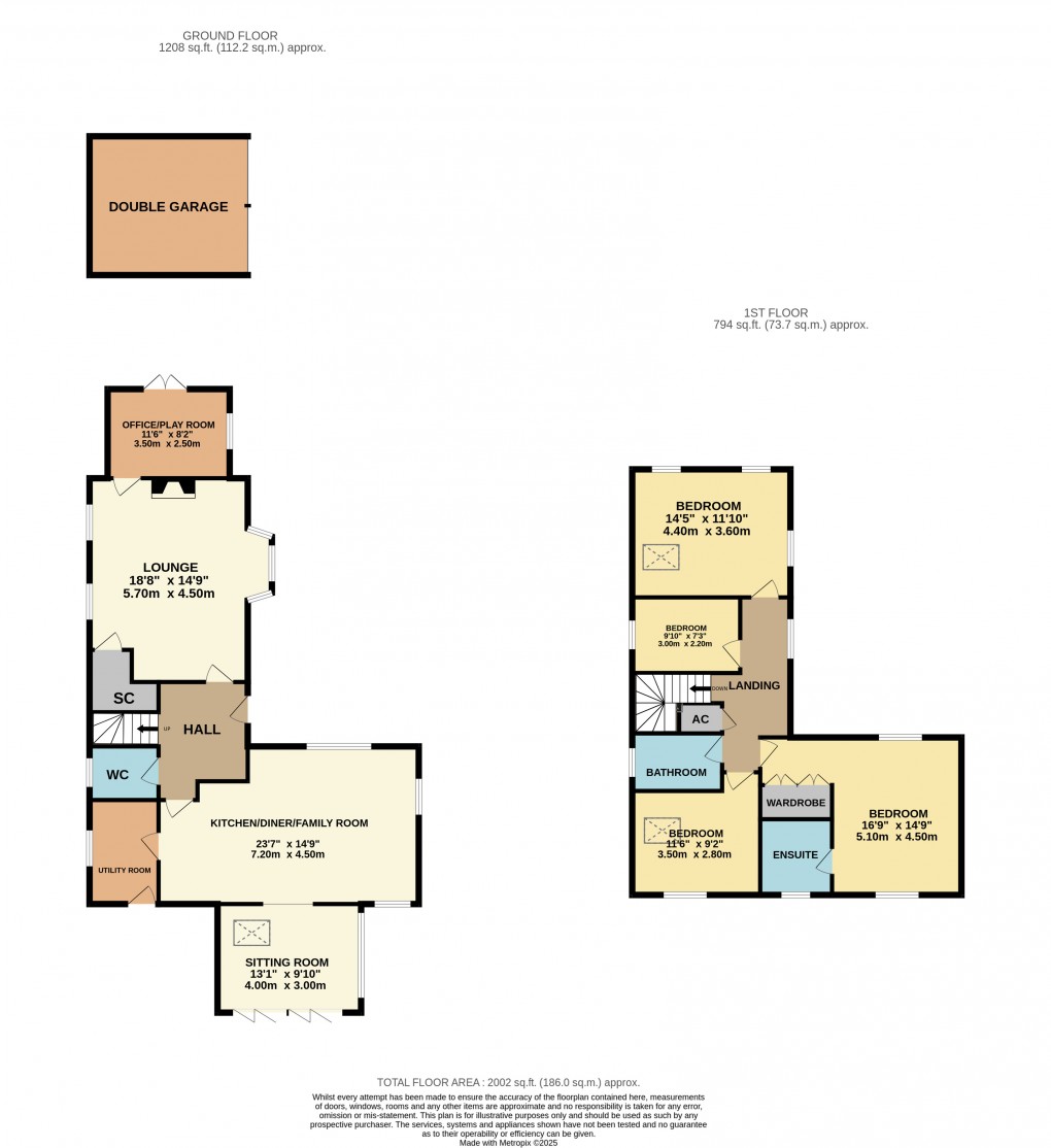 Floorplan for Silsoe, Bedfordshire