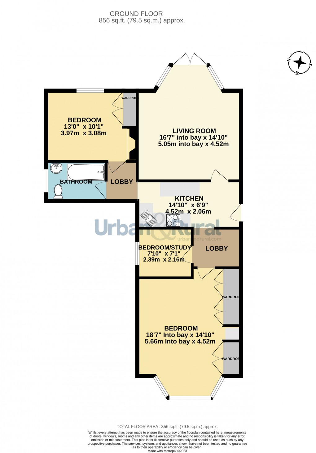 Floorplan for Bedford, Bedfordshire