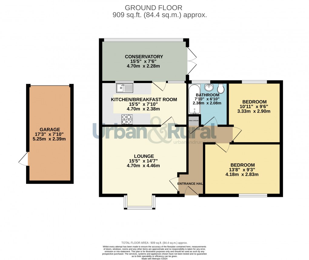 Floorplan for Bedford, Bedfordshire