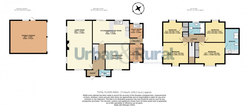 Floorplan for Sharnbrook, Bedford, Bedfordshire