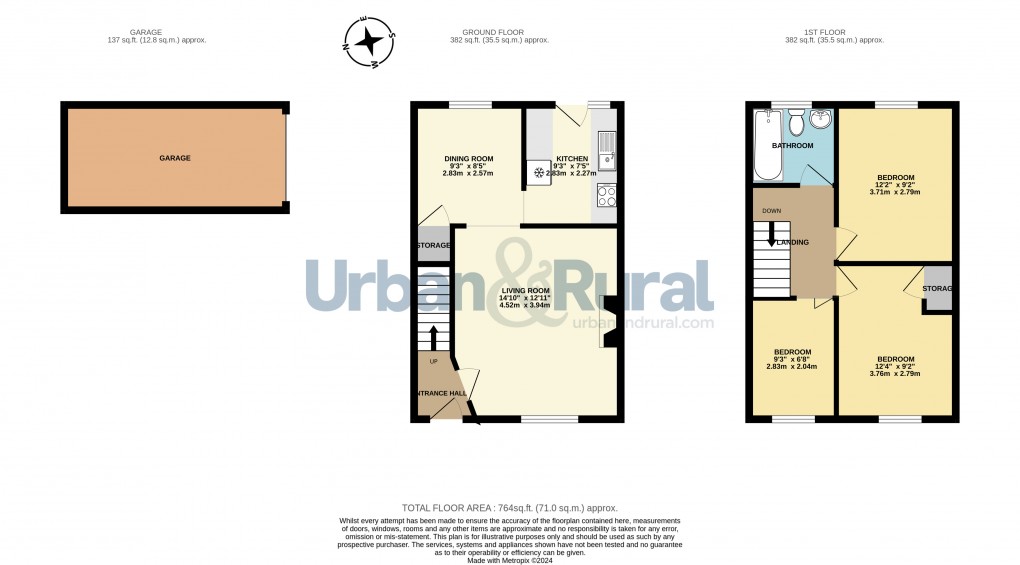 Floorplan for Clapham, Bedford, Bedfordshire