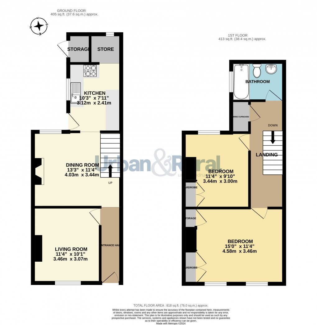 Floorplan for Bedford, Bedfordshire