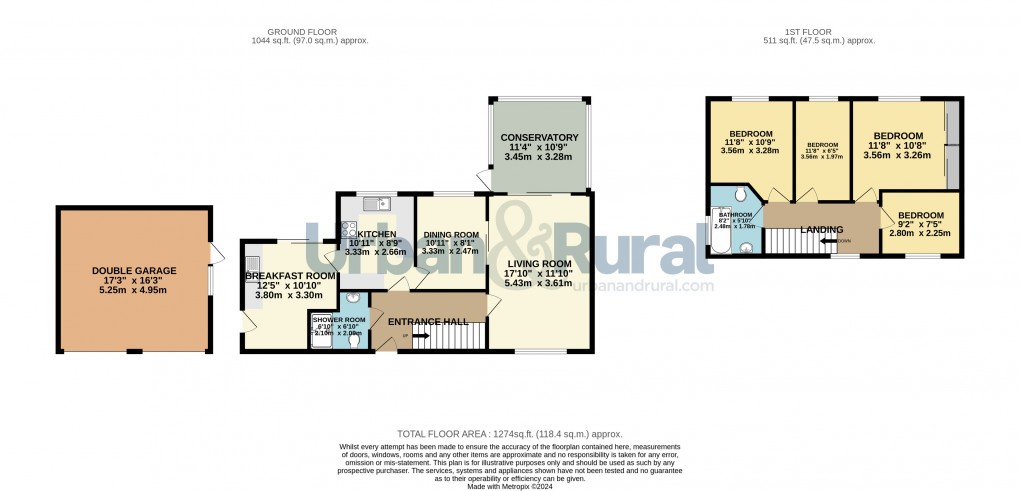 Floorplan for Bedford, Bedfordshire