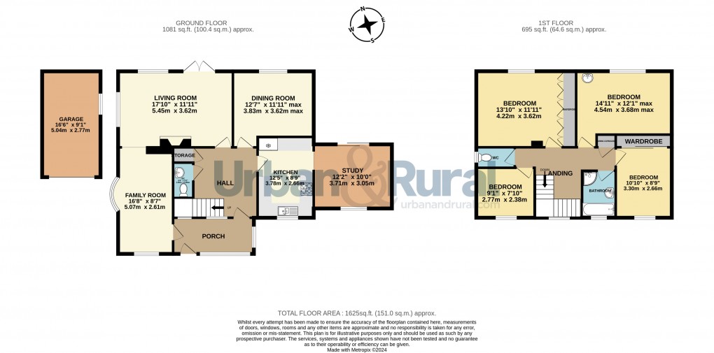 Floorplan for Sharnbrook, Bedford, Bedfordshire