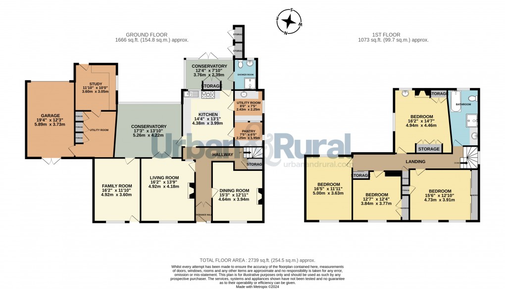 Floorplan for Kempston, Bedford, Bedfordshire