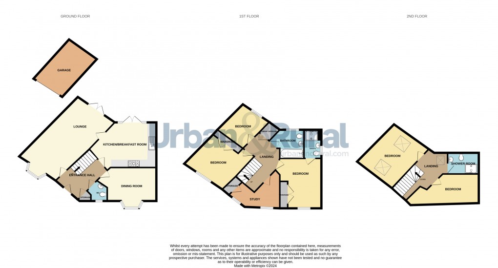 Floorplan for Great Denham, Bedford, Bedfordshire