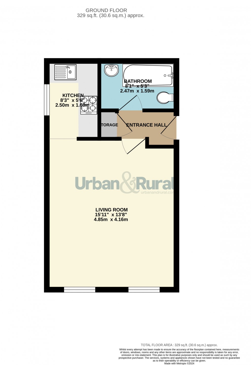 Floorplan for Bedford, Bedfordshire