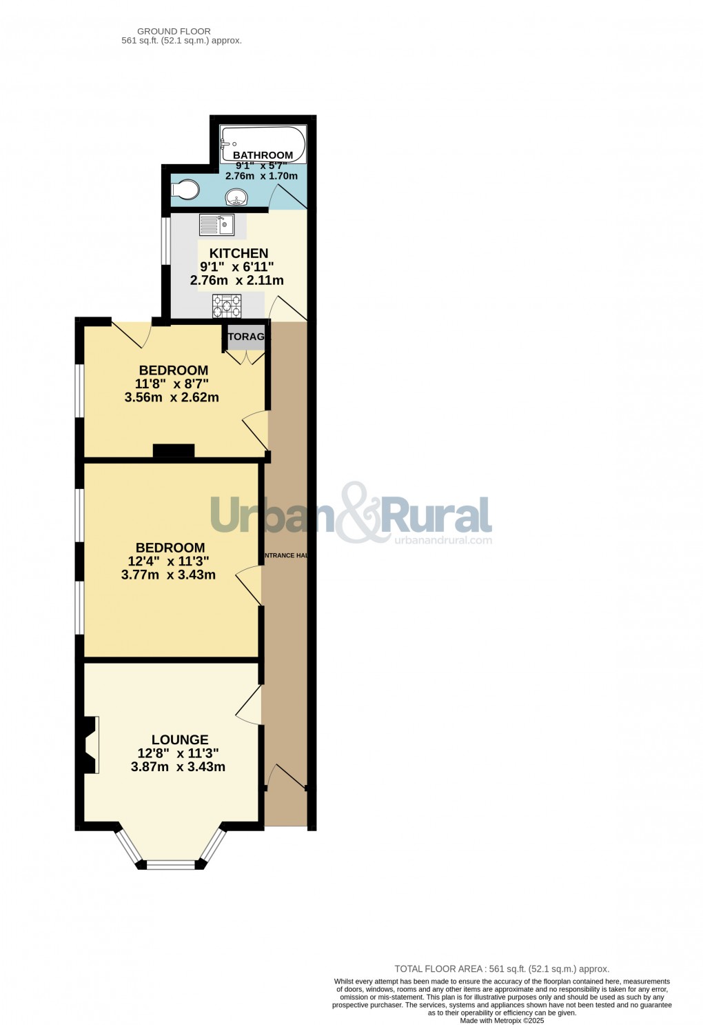 Floorplan for Bedford, Bedfordshire