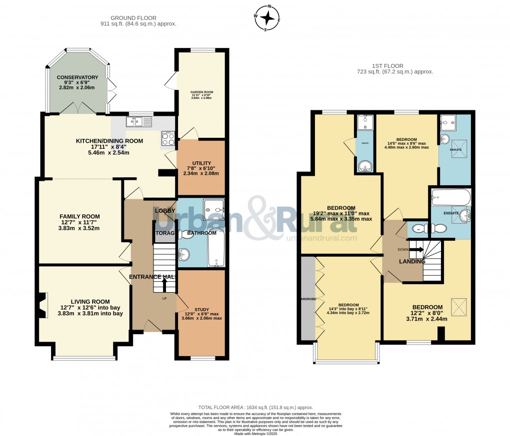 Floorplan for Bedford, Bedfordshire