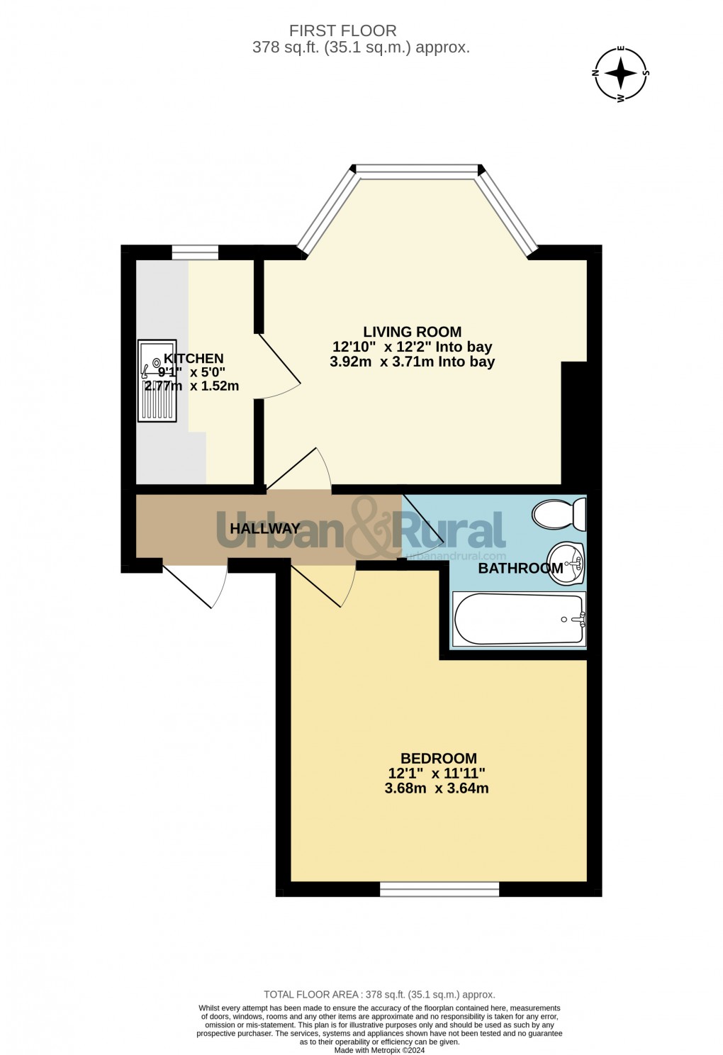 Floorplan for Bedford, Bedfordshire