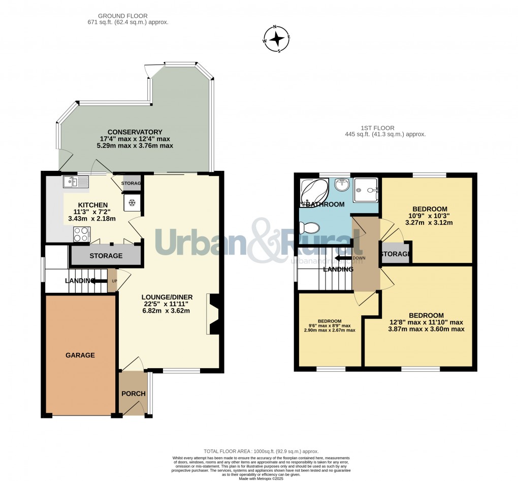 Floorplan for Bedford, Bedfordshire