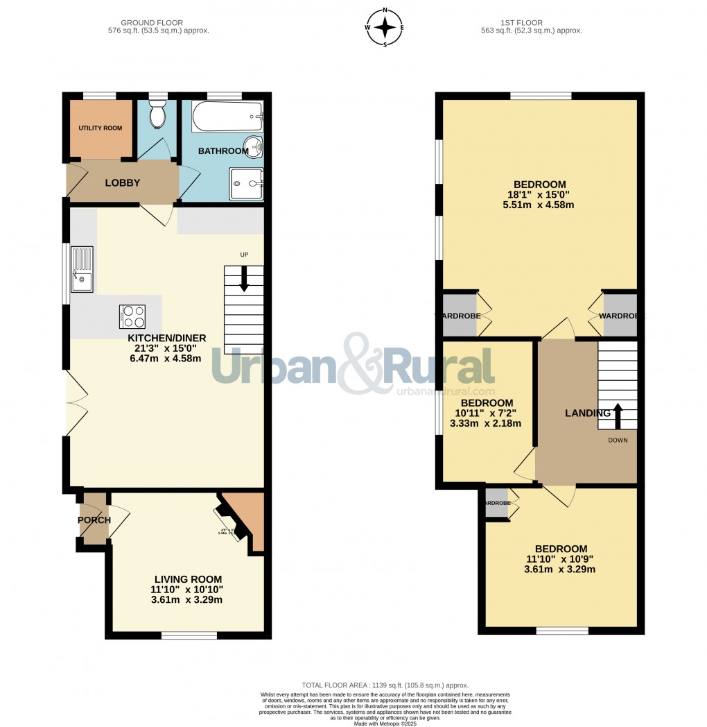 Floorplan for Cople, Bedford, Bedfordshire