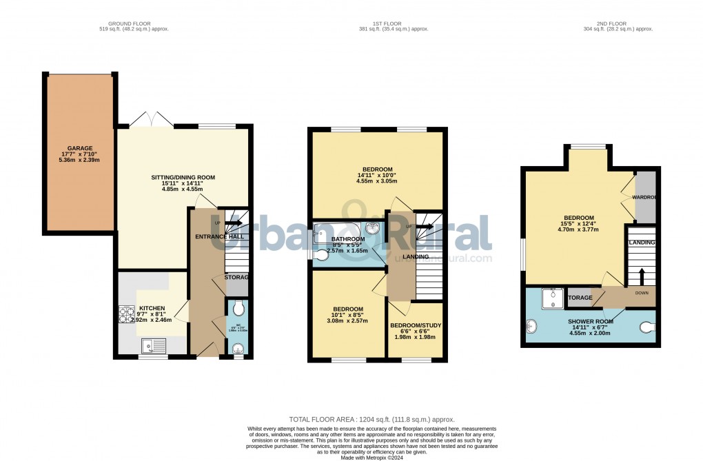 Floorplan for Bedford, Bedfordshire