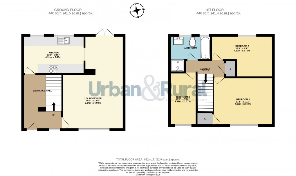 Floorplan for Bedford, Bedfordshire