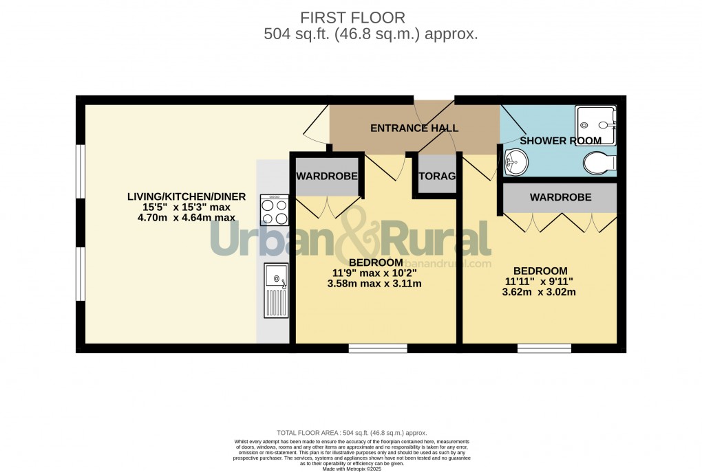 Floorplan for Bedford, Bedfordshire