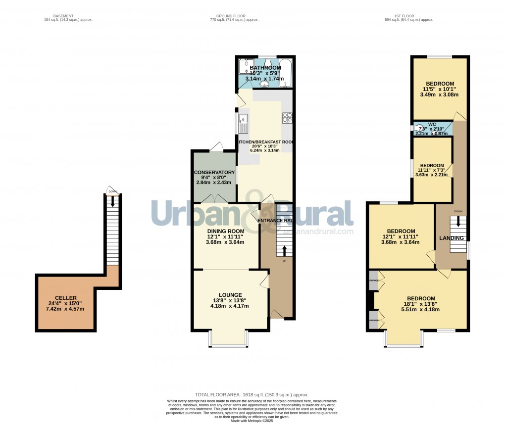 Floorplan for Bedford, Bedfordshire