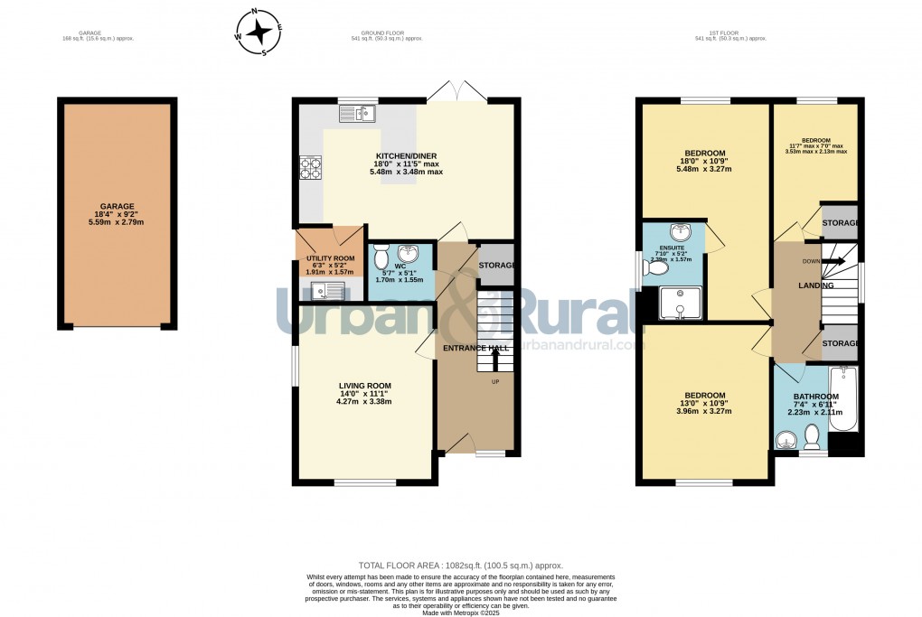 Floorplan for Wootton, Bedford, Bedfordshire