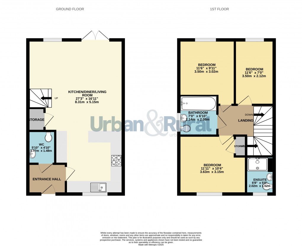 Floorplan for Wootton, Bedford, Bedfordshire